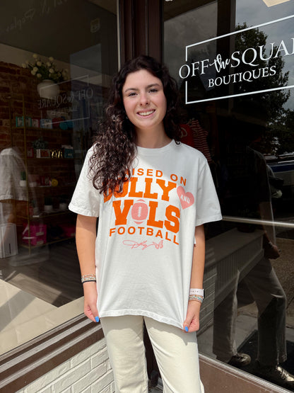 Raised on Dolly Parton & Vols Football Tee