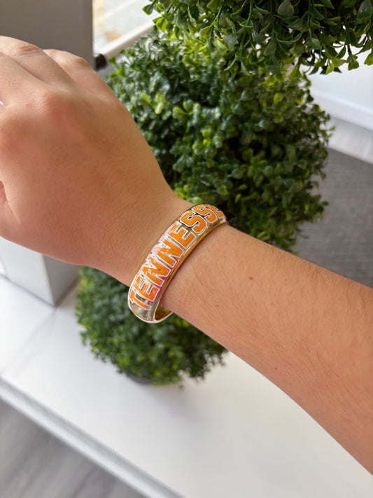 TN VOLS Hinge Bangle Bracelet