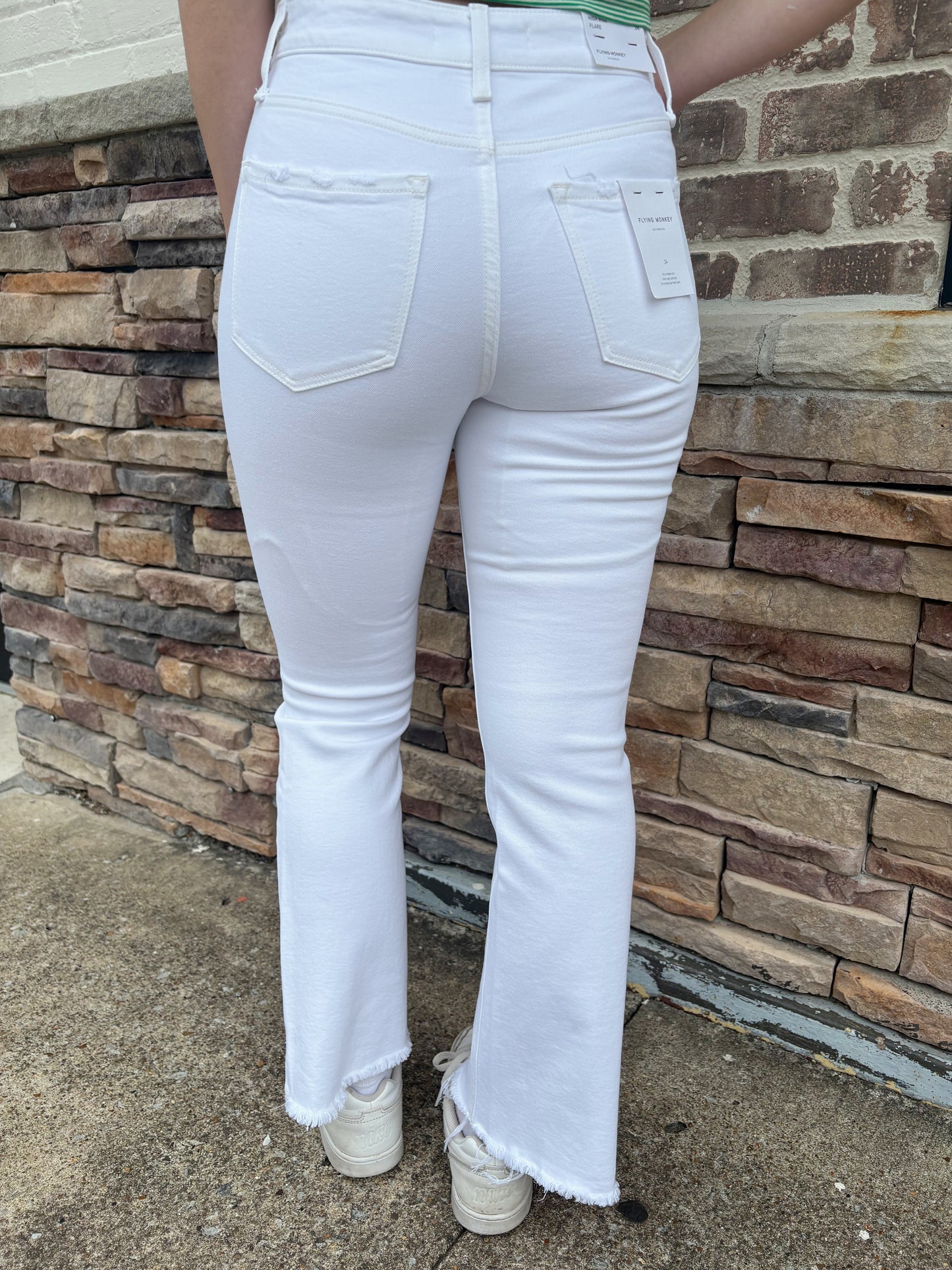 Flying Monkey HR Crop Flare/Step Hem