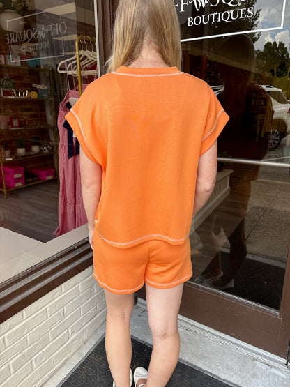 Scuba Stitch Short Lounge Set